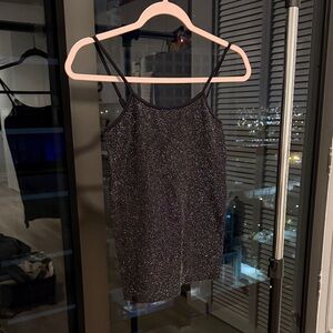 Sparkling Black Women's Top